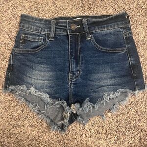 KanCan Dark Wash Jean Shorts Inseam 1.5" Size 1/24